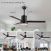 52 in. Ceiling Fan with RGB Dimming LED Light Music Bluetooth Speaker Remote Control, Reversible Ceiling Fan Summer Winter for Living Room Bedroom-6-ErisView