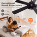 52 in. Ceiling Fan with Remote Control, Bedroom Ceiling Fans with Lights, Reversible Fan in Winter Summer, Dimmable Modern Living Room Fan-4-ErisView