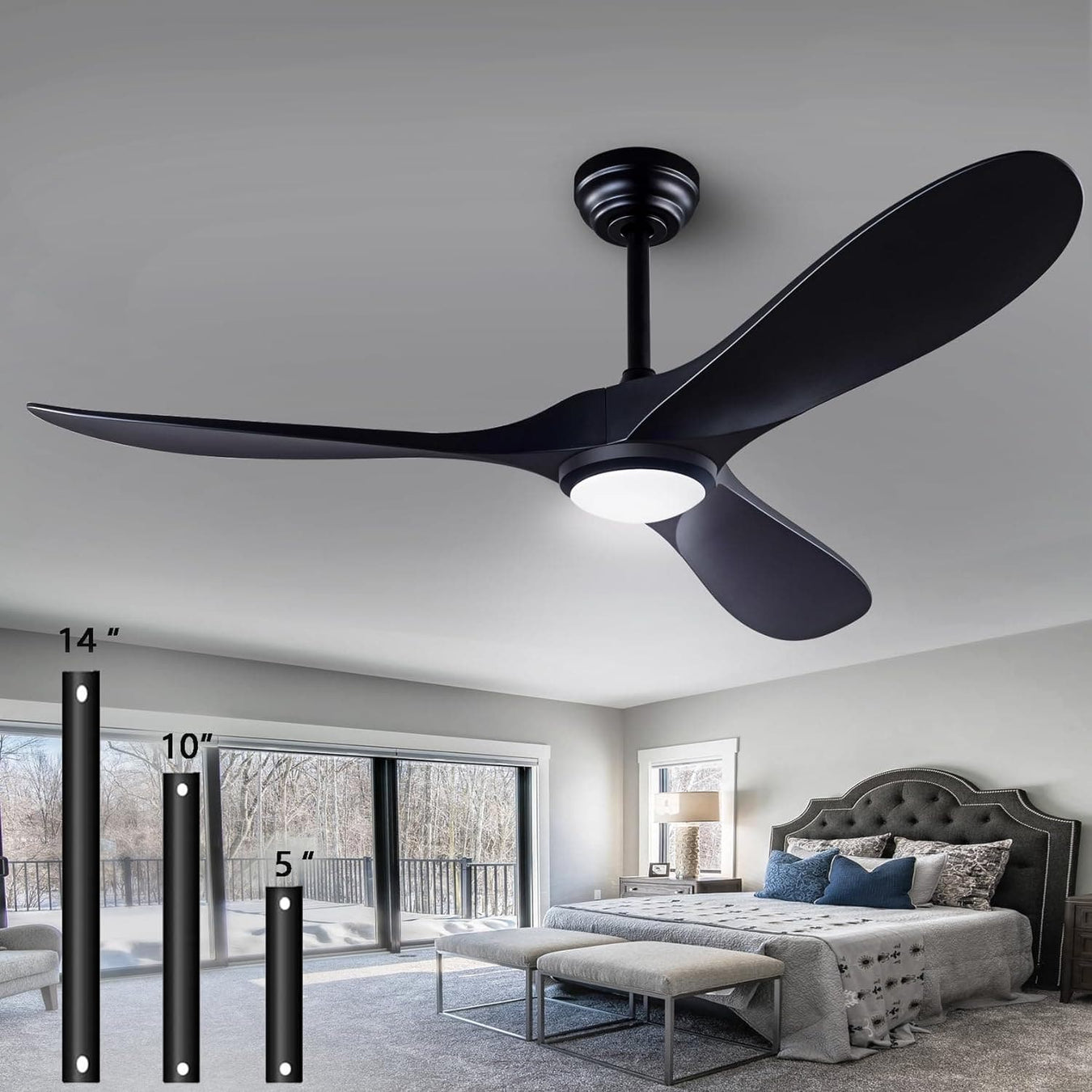Black Ceiling Fan