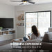52 in. Ceiling Fan with Remote, Farmhouse Outdoor Ceiling Fan with Light, Reversible Quiet Ceiling Fans, Walnut Wood Ceiling Fan, Outdoor Patio Fans-26-ErisView