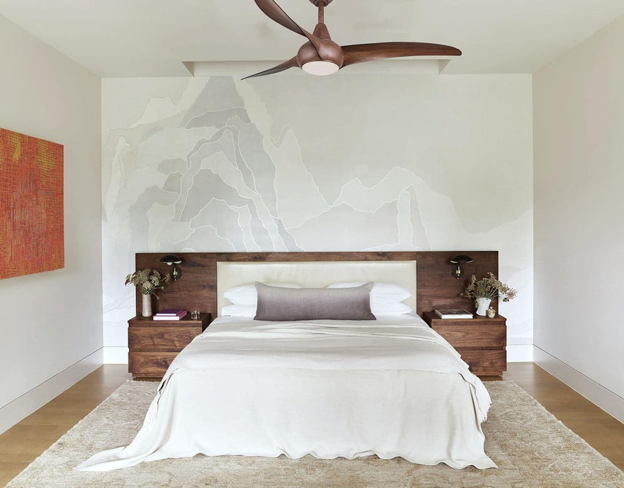 52 in. Ceiling Fan with Remote and Additional Wall Control, Distressed Koa Ceiling Fan-6-ErisView