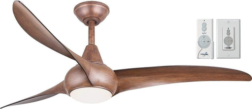 52 in. Ceiling Fan with Remote and Additional Wall Control, Distressed Koa Ceiling Fan-1-ErisView