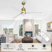 52 in. Ceiling Fans with Lights and Remote, Black Ceiling Fan with Remote, Outdoor Ceiling Fans with Light, Farmhouse Patio-53-ErisView