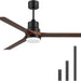 52 in. Ceiling Fans with Lights and Remote, Black Ceiling Fan with Remote, Outdoor Ceiling Fans with Light, Farmhouse Patio-8-ErisView