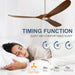 52 in. Ceiling Fans without Lights for Living Room Bedroom, Propeller Ceiling Fan with Remote Control for Outdoor Patio, Porch Fans -16-ErisView