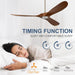 52 in. Ceiling Fans without Lights for Living Room Bedroom, Propeller Ceiling Fan with Remote Control for Outdoor Patio, Porch Fans -5-ErisView
