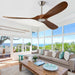 52 in. Ceiling Fans without Lights for Living Room Bedroom, Propeller Ceiling Fan with Remote Control for Outdoor Patio, Porch Fans -8-ErisView