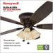 52 in. Classic Flush Mount Indoor LED Ceiling Fan with Light, Pull Chain, Quick-2-Hang, Fast Ceiling Fan Summer Winter, Brushed Nickel Ceiling Fan-40-ErisView