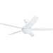 52 in. Contemporary Ceiling Fan with Light, Farmhouse Remote Control Recessed Ceiling Fan Light Fixture, 5 Blades White Grey Oak Ceiling Fan-1-ErisView