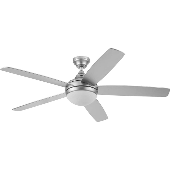 52 in. Contemporary Ceiling Fan with Light Indoor Ceiling Fan and Light Remote Control, Reversible Fan in Winter Summer, Pewter-10-ErisView