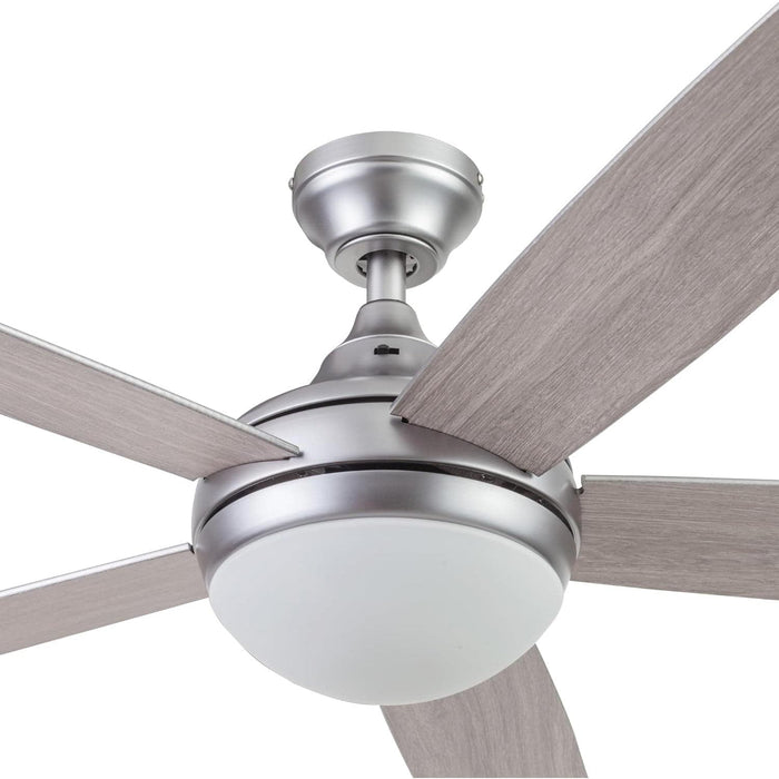52 in. Contemporary Ceiling Fan with Light Indoor Ceiling Fan and Light Remote Control, Reversible Fan in Winter Summer, Pewter-12-ErisView