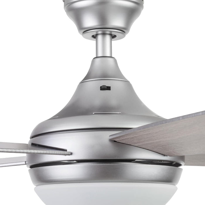 52 in. Contemporary Ceiling Fan with Light Indoor Ceiling Fan and Light Remote Control, Reversible Fan in Winter Summer, Pewter-15-ErisView