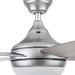 52 in. Contemporary Ceiling Fan with Light Indoor Ceiling Fan and Light Remote Control, Reversible Fan in Winter Summer, Pewter-15-ErisView