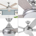 52 in. Contemporary Ceiling Fan with Light Indoor Ceiling Fan and Light Remote Control, Reversible Fan in Winter Summer, Pewter-7-ErisView