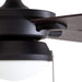 52 in. Contemporary Ceiling Fan with Light, Indoor Outdoor Ceiling Fan with Pull Chain, Reversible Fan for Summer Winter, Matte Black Outdoor Fan-10-ErisView