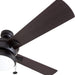 52 in. Contemporary Ceiling Fan with Light, Indoor Outdoor Ceiling Fan with Pull Chain, Reversible Fan for Summer Winter, Matte Black Outdoor Fan-11-ErisView