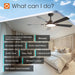52 in. Dimmable Black Ceiling Fan with Light and Remote, Reversible Noiseless Bedroom Ceiling Fans, Farmhouse Living Room Fan-2-ErisView