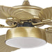 52 in. Dimmable Gold Outdoor Ceiling Fans for Porch Patio, Tropical Quiet Ceiling Fan with Light Kit and Remote-ErisView