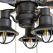 52 in. Farmhouse Ceiling Fan and Light Remote Control, Bronze Reversible Fan in Winter Summer-4-ErisView