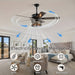 52 in. Farmhouse Ceiling Fan with 3 Lights 5 Wood Blades, Reversible Ceiling Fan for Living Room Dining Room-ErisView