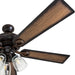 52 in. Farmhouse Ceiling Fan with Light, LED Ceiling Fan with Light Pull Chain, Reversible Ceiling Fan Summer Winter, Oil Rubbed Bronze Ceiling Fan-11-ErisView