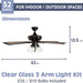 52 in. Farmhouse Ceiling Fan with Light, LED Ceiling Fan with Light Pull Chain, Reversible Ceiling Fan Summer Winter, Oil Rubbed Bronze Ceiling Fan-5-ErisView