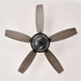 52 in. Farmhouse Downrod Mount Caged Reversible Ceiling Fan with Light and Remote Control for Living Room-ErisView