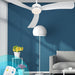 52 in. Farmhouse Modern Reversible DC Ceiling Fan for Bedroom, White Ceiling Fan, Outdoor Ceiling Fan with Light and Remote, Outdoor Patio Fans-10-ErisView