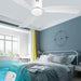 52 in. Farmhouse Modern Reversible DC Ceiling Fan for Bedroom, White Ceiling Fan, Outdoor Ceiling Fan with Light and Remote, Outdoor Patio Fans-19-ErisView