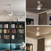 52 in. Farmhouse Modern Reversible DC Ceiling Fan for Bedroom, White Ceiling Fan, Outdoor Ceiling Fan with Light and Remote, Outdoor Patio Fans-4-ErisView