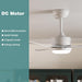 52 in. Farmhouse Modern Reversible DC Ceiling Fan for Bedroom, White Ceiling Fan, Outdoor Ceiling Fan with Light and Remote, Outdoor Patio Fans-5-ErisView