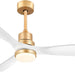 52 in. Farmhouse Remote Control Ceiling Fan and Light, Outdoor Fan for Patio, Modern Reversible Quiet Ceiling Fans-15-ErisView