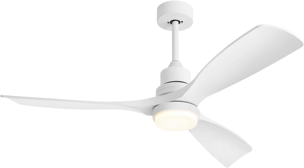 52 in. Farmhouse Remote Control Ceiling Fan and Light, Outdoor Fan for Patio, Modern Reversible Quiet Ceiling Fans-8-ErisView