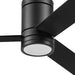 52 in. Flush Mount Contemporary Ceiling Fan with Light, Indoor Modern LED Remote Control Ceiling Fans, Reversible Fan for Summer Winter-12-ErisView