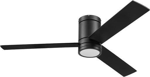 52 in. Flush Mount Contemporary Ceiling Fan with Light, Indoor Modern LED Remote Control Ceiling Fans, Reversible Fan for Summer Winter-1-ErisView