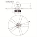 52 in. Gold Ceiling Fan with Remote Control Light Kit, Indoor Ceiling Fan with Reversible 5 Blades-ErisView