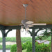 52 in. Grey Finish Ceiling Fan, Ceiling Hugger Ceiling Fans, Industrial Ceiling Fan with Light-3-ErisView