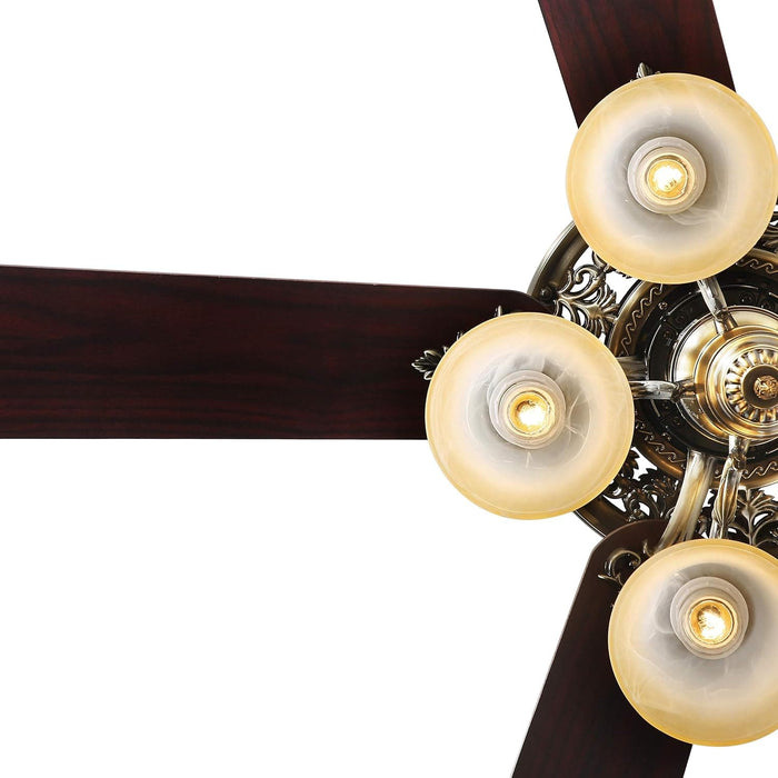 52 in. Indoor Bronze Ceiling Fan Light Fixture with Remote Switch for Bedroom Living Room Dining Room, 5 Blade Ceiling Fan-8-ErisView
