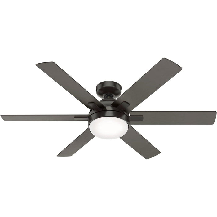 52 in. Indoor Bronze Ceiling Fan with Bright LED Light Kit, Remote Control, Reversible Ceiling Fan, Hugger Ceiling Fans-1-ErisView