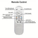 52 in. Indoor Ceiling Fan with LED Light Wood Reversible Blades Remote Control for Living Room Bedroom Dining Room Kitchen-ErisView