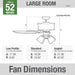 52 in. Indoor Ceiling Fan with Pull Chain Control, Brushed Nickel Ceiling Fan, Hugger Ceiling Fans-5-ErisView