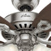 52 in. Indoor Ceiling Fan with Pull Chain Control, Brushed Nickel Ceiling Fan, Hugger Ceiling Fans-8-ErisView