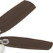 52 in. Indoor Ceiling Fan with Pull Chain Control, Brushed Nickel Ceiling Fan, Hugger Ceiling Fans-9-ErisView