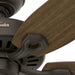 52 in. Indoor Ceiling Fan with Pull Chain Control, Metal Blade Fan, Bronze Ceiling Fan, Hugger Ceiling Fans-7-ErisView
