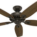 52 in. Indoor Ceiling Fan with Pull Chain Control, Metal Blade Fan, Bronze Ceiling Fan, Hugger Ceiling Fans-1-ErisView