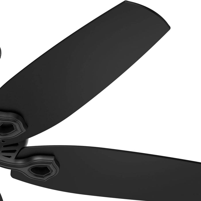 52 in. Indoor Ceiling Fans without Lights, Matte Black Outdoor Fan, Exterior Ceiling Fans-10-ErisView