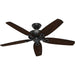 52 in. Indoor Ceiling Fans without Lights, Matte Black Outdoor Fan, Exterior Ceiling Fans-9-ErisView