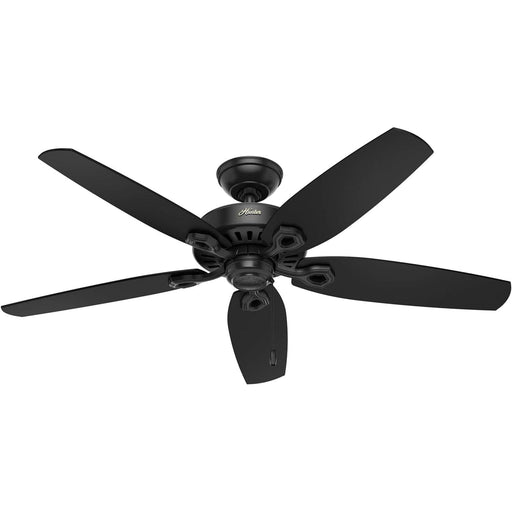 52 in. Indoor Ceiling Fans without Lights, Matte Black Outdoor Fan, Exterior Ceiling Fans-1-ErisView