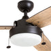 52 in. Indoor Contemporary Ceiling Fan with Light Pull Chain, Modern Fan with Light, Reversible Fan for Summer Winter-12-ErisView