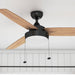 52 in. Indoor Contemporary Ceiling Fan with Light Pull Chain, Modern Fan with Light, Reversible Fan for Summer Winter-2-ErisView